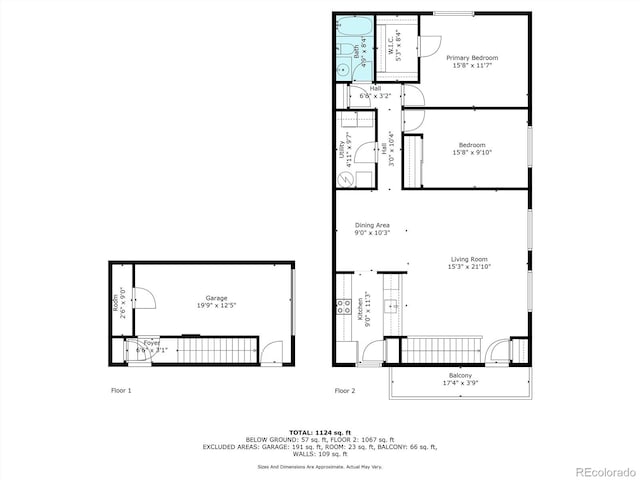 7700 W Glasgow Pl Unit 24C, Littleton, CO 80128 - floor plan / room layout