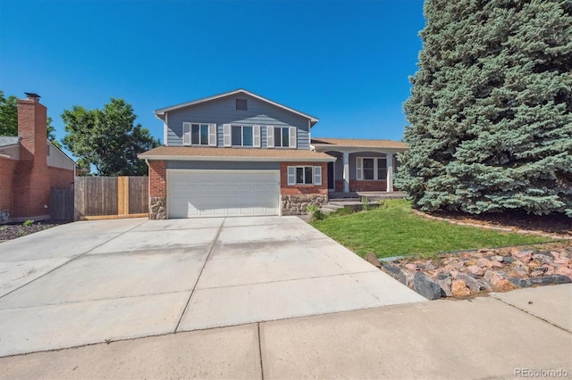9442 W Walden Ave, Littleton, CO 80128 - tri-level home with driveway and an attached garage