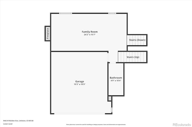 9442 W Walden Ave, Littleton, CO 80128 - view of room layout