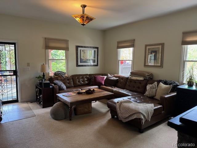 3098 W 39th Ave, Denver, CO 80211 - living area with light colored carpet