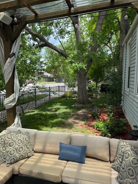 3098 W 39th Ave, Denver, CO 80211 - view of patio / terrace with an outdoor living space