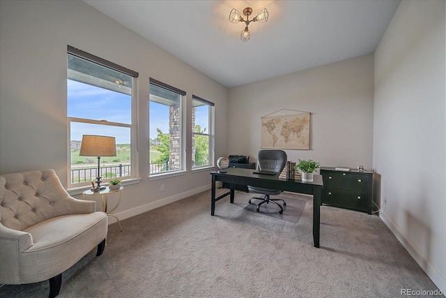 9433 Torrey Way, Arvada, CO 80007 - carpeted home office with baseboards