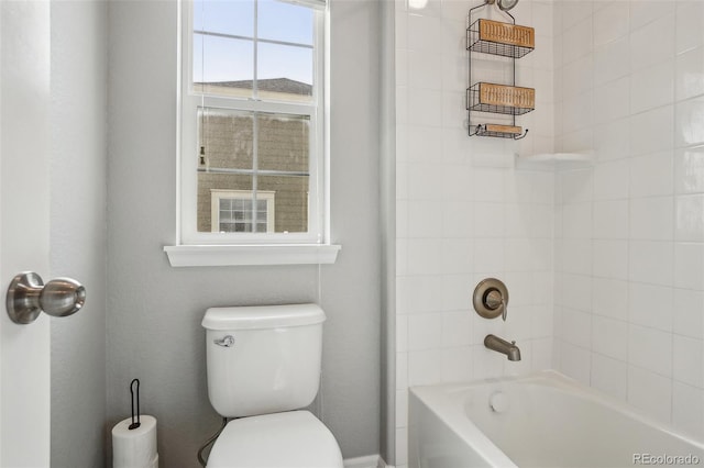 5362 E 140th Pl, Thornton, CO 80602 - full bathroom featuring toilet and shower / washtub combination