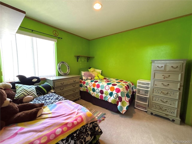 2835 S Tower Way, Aurora, CO 80013 - bedroom featuring carpet flooring and ornamental molding