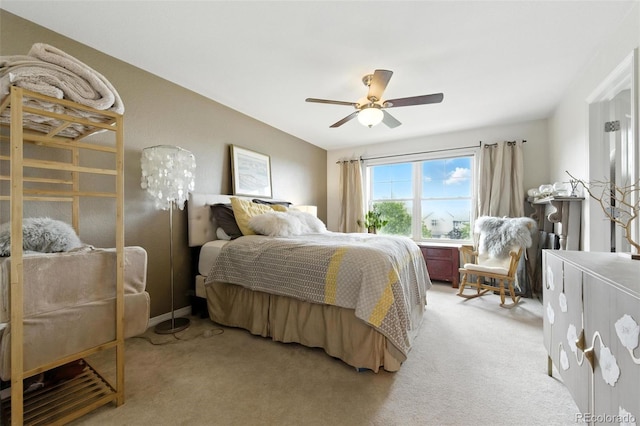 911 Laramie Blvd Unit B, Boulder, CO 80304 - bedroom with light colored carpet and ceiling fan