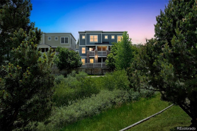 911 Laramie Blvd Unit B, Boulder, CO 80304 - rear view of house featuring a balcony