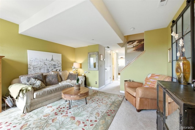 911 Laramie Blvd Unit B, Boulder, CO 80304 - living area with light carpet and baseboards