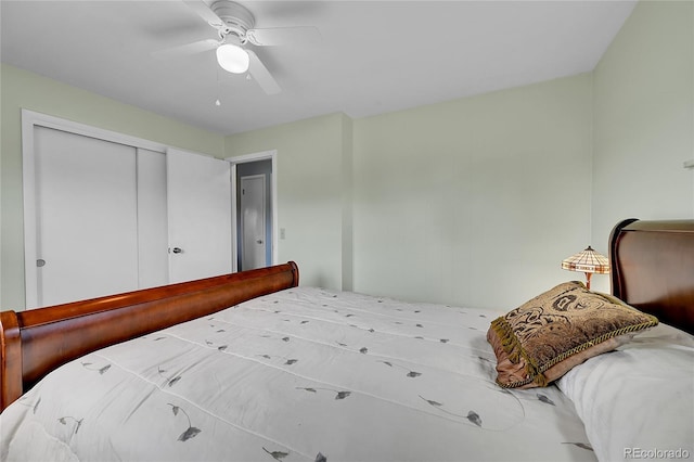 3451 Highland Pl, Westminster, CO 80031 - bedroom featuring a closet and a ceiling fan