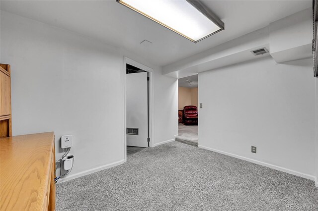 3451 Highland Pl, Westminster, CO 80031 - finished basement featuring carpet floors, baseboards, and visible vents