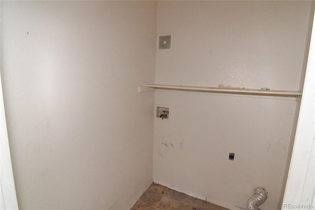 1631 W Canal Cir Unit 832, Littleton, CO 80120 - washroom featuring hookup for an electric dryer, hookup for a washing machine, and baseboards