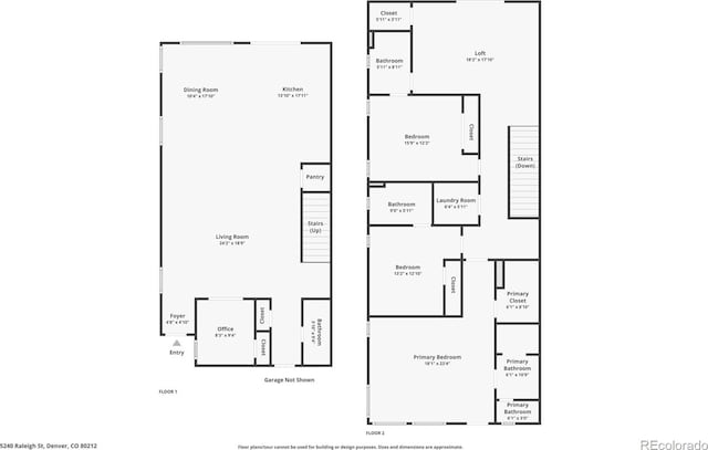 5240 N Raleigh St, Denver, CO 80212 - room layout
