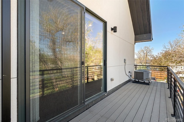 5240 N Raleigh St, Denver, CO 80212 - wooden deck with central AC
