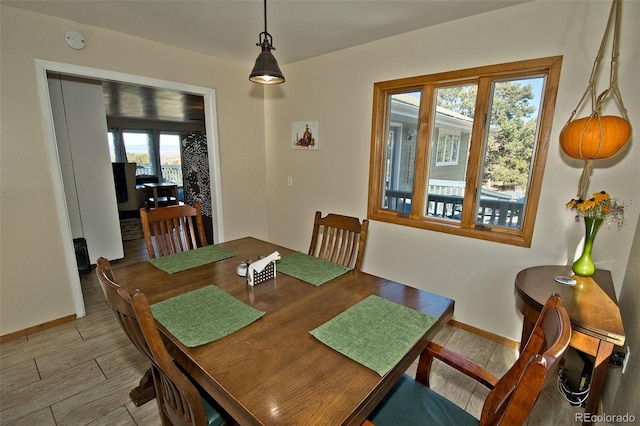 246 Baca Grant Way, Crestone, CO 81131 - dining room with wood finished floors and baseboards