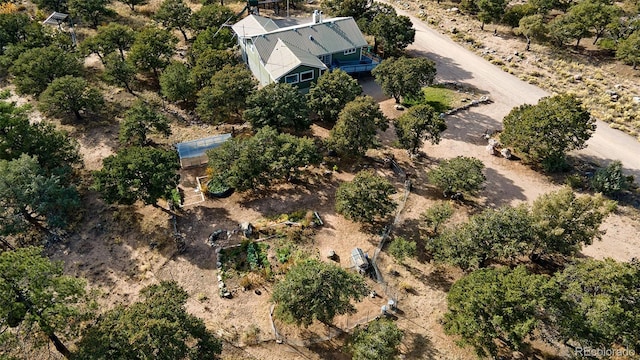 246 Baca Grant Way, Crestone, CO 81131 - aerial view featuring a rural view