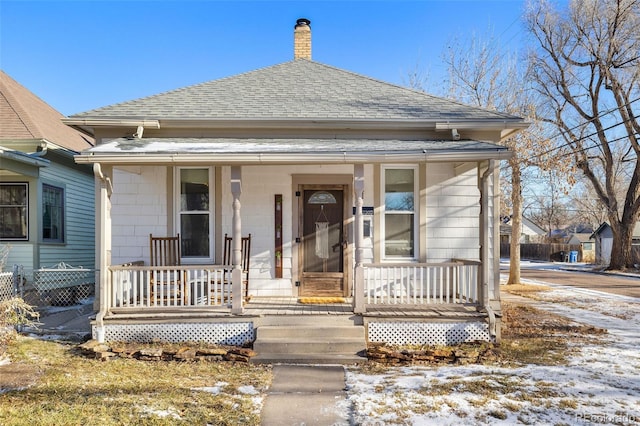 bungalow-style house with a porch