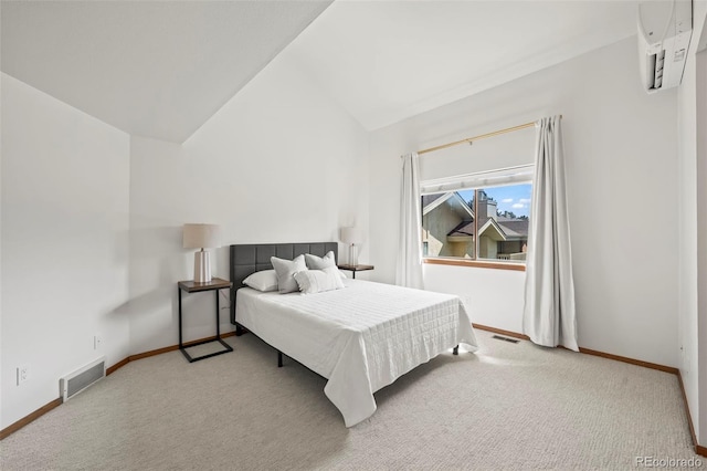 501 Manhattan Dr Unit 202, Boulder, CO 80303 - bedroom featuring lofted ceiling, carpet, and baseboards