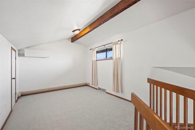 501 Manhattan Dr Unit 202, Boulder, CO 80303 - additional living space featuring an AC wall unit, carpet flooring, and baseboards