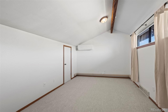 501 Manhattan Dr Unit 202, Boulder, CO 80303 - additional living space featuring baseboards, light carpet, and a wall mounted air conditioner
