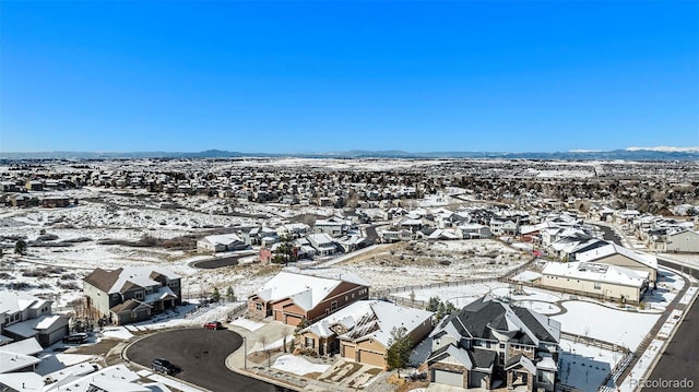 birds eye view of property featuring a residential view