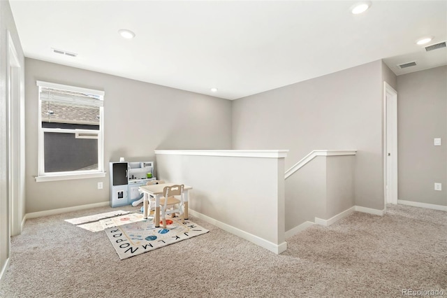 4209 Fox Grove Dr, Fort Collins, CO 80524 - game room featuring carpet flooring, baseboards, and recessed lighting
