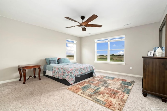 4209 Fox Grove Dr, Fort Collins, CO 80524 - bedroom featuring carpet flooring, baseboards, and ceiling fan