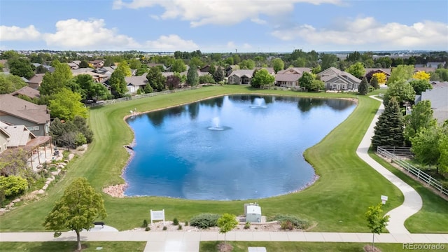 4209 Fox Grove Dr, Fort Collins, CO 80524 - aerial perspective of suburban area with a nearby body of water
