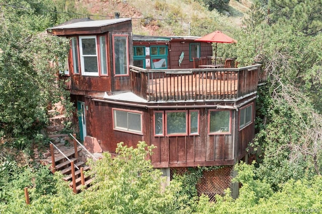 view of rear view of house