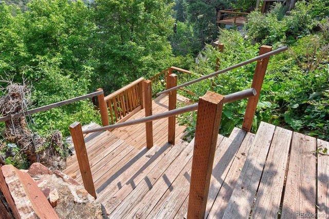 view of deck