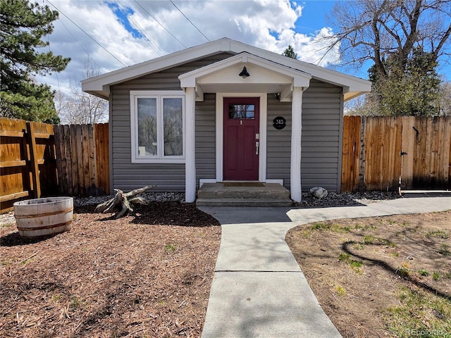 313 W Arkansas St, Buena Vista, CO 81211 - view of front of home featuring fence
