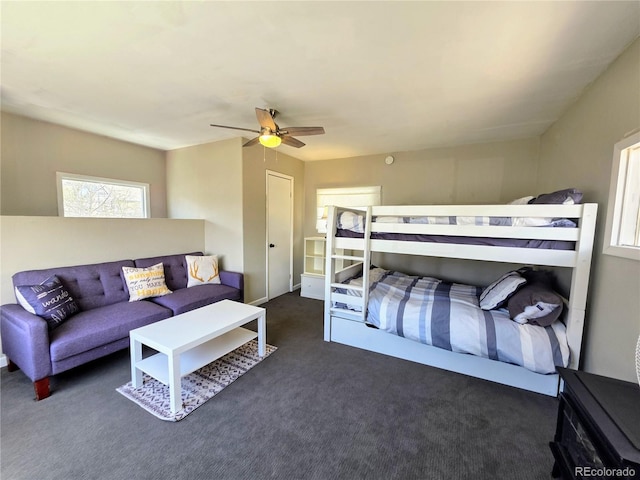 313 W Arkansas St, Buena Vista, CO 81211 - carpeted bedroom with ceiling fan