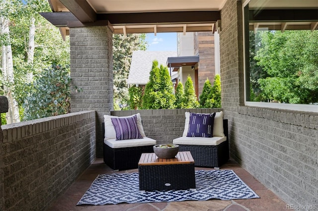 815 S Gaylord St, Denver, CO 80209 - view of patio / terrace with an outdoor living space