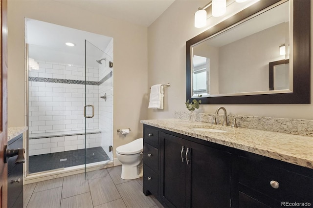 815 S Gaylord St, Denver, CO 80209 - full bathroom featuring vanity and a stall shower