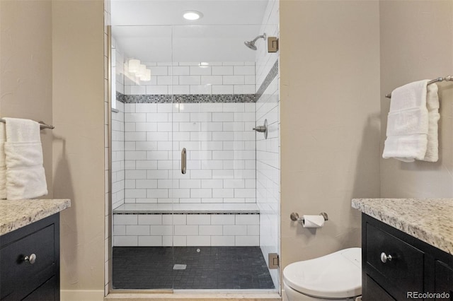 815 S Gaylord St, Denver, CO 80209 - bathroom featuring vanity and a stall shower