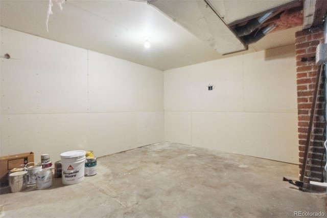 815 S Gaylord St, Denver, CO 80209 - view of unfinished below grade area