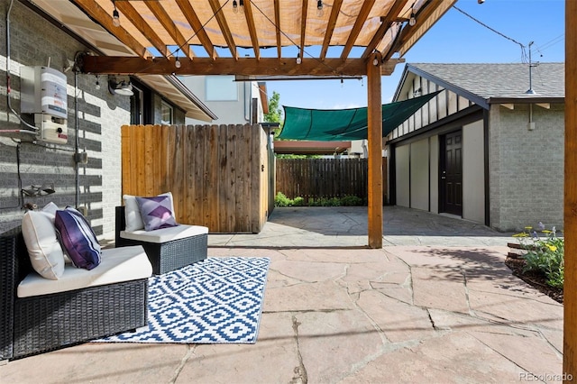 815 S Gaylord St, Denver, CO 80209 - view of patio / terrace featuring a pergola
