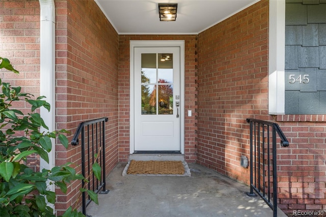 view of entrance to property