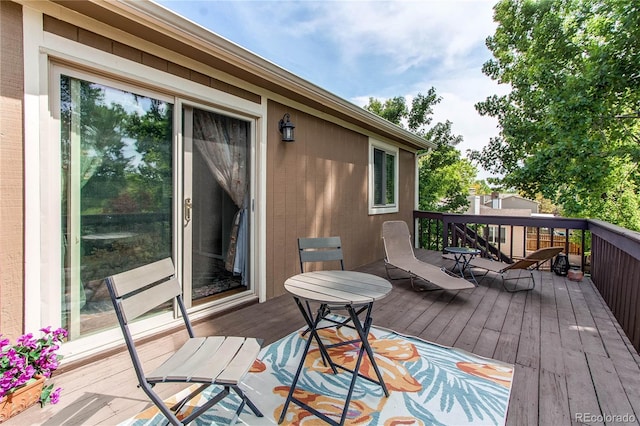 6687 Devinney Ct, Arvada, CO 80004 - view of wooden deck