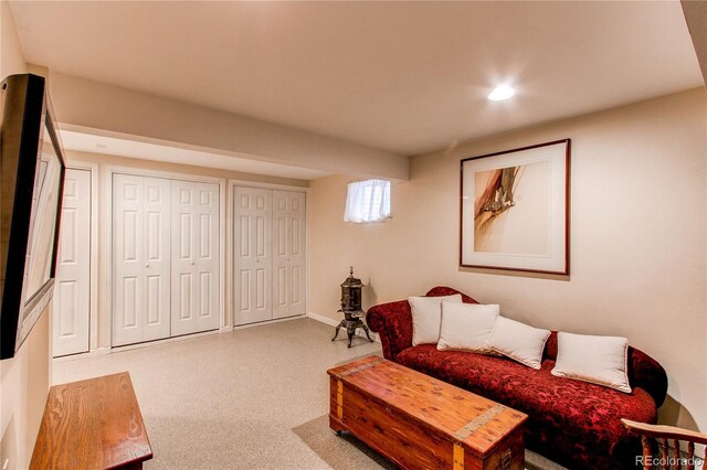 6687 Devinney Ct, Arvada, CO 80004 - living room featuring carpet and baseboards