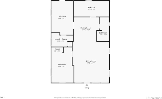 313 E Grant Ave, Fowler, CO 81039 - home floor plan