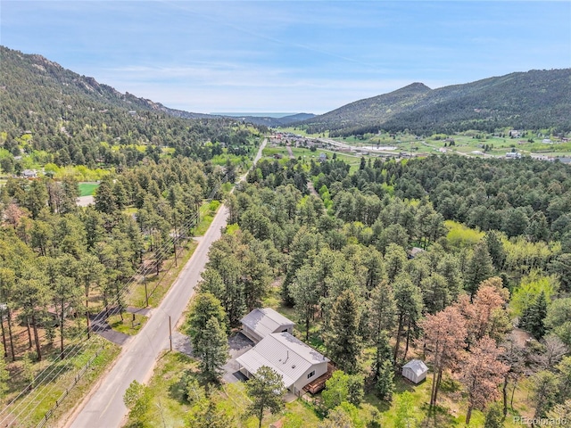 26752 Vosler St, Conifer, CO 80433 - drone / aerial view of a forest and mountains