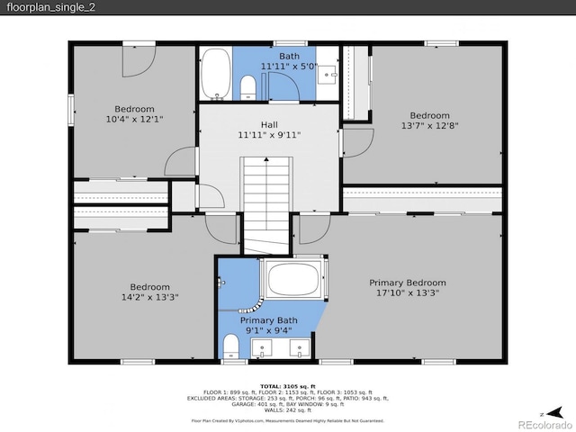 7030 S Fillmore Ct, Centennial, CO 80122 - floor plan / room layout