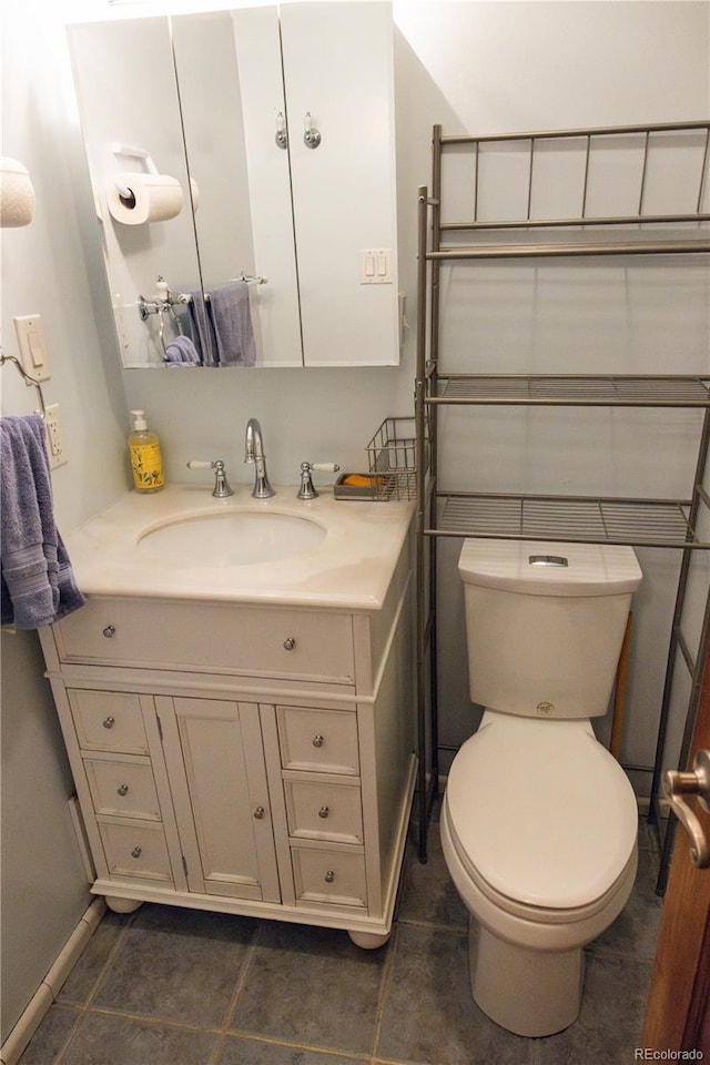 11861 Claude Way, Northglenn, CO 80233 - bathroom with vanity and tile patterned flooring