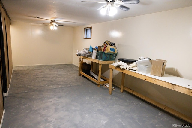 11861 Claude Way, Northglenn, CO 80233 - finished below grade area featuring a ceiling fan