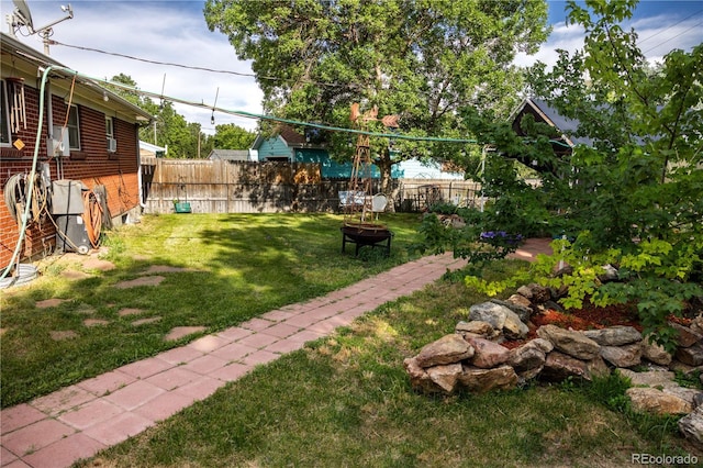 11861 Claude Way, Northglenn, CO 80233 - view of yard featuring an outdoor fire pit
