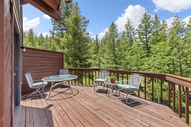 173 Silver Cloud Ln, Boulder, CO 80302 - view of wooden deck