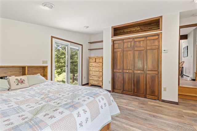 173 Silver Cloud Ln, Boulder, CO 80302 - bedroom with light wood-style flooring and a closet