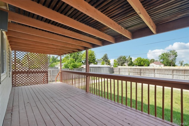 1973 Bahama St, Aurora, CO 80011 - view of wooden terrace