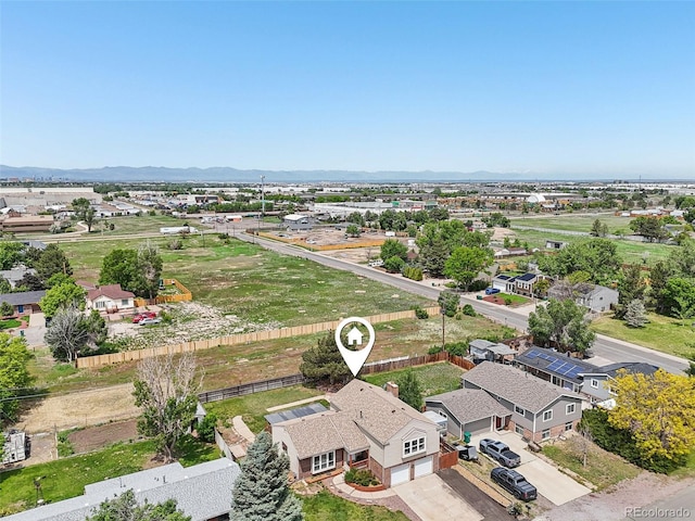 1973 Bahama St, Aurora, CO 80011 - aerial perspective of suburban area with a mountain backdrop