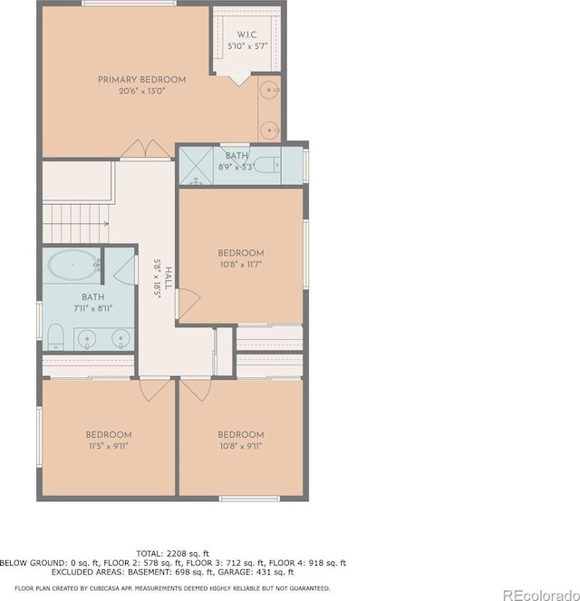 6640 S Heritage Pl W, Centennial, CO 80111 - floor plan