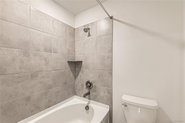 full bath featuring shower / washtub combination and toilet